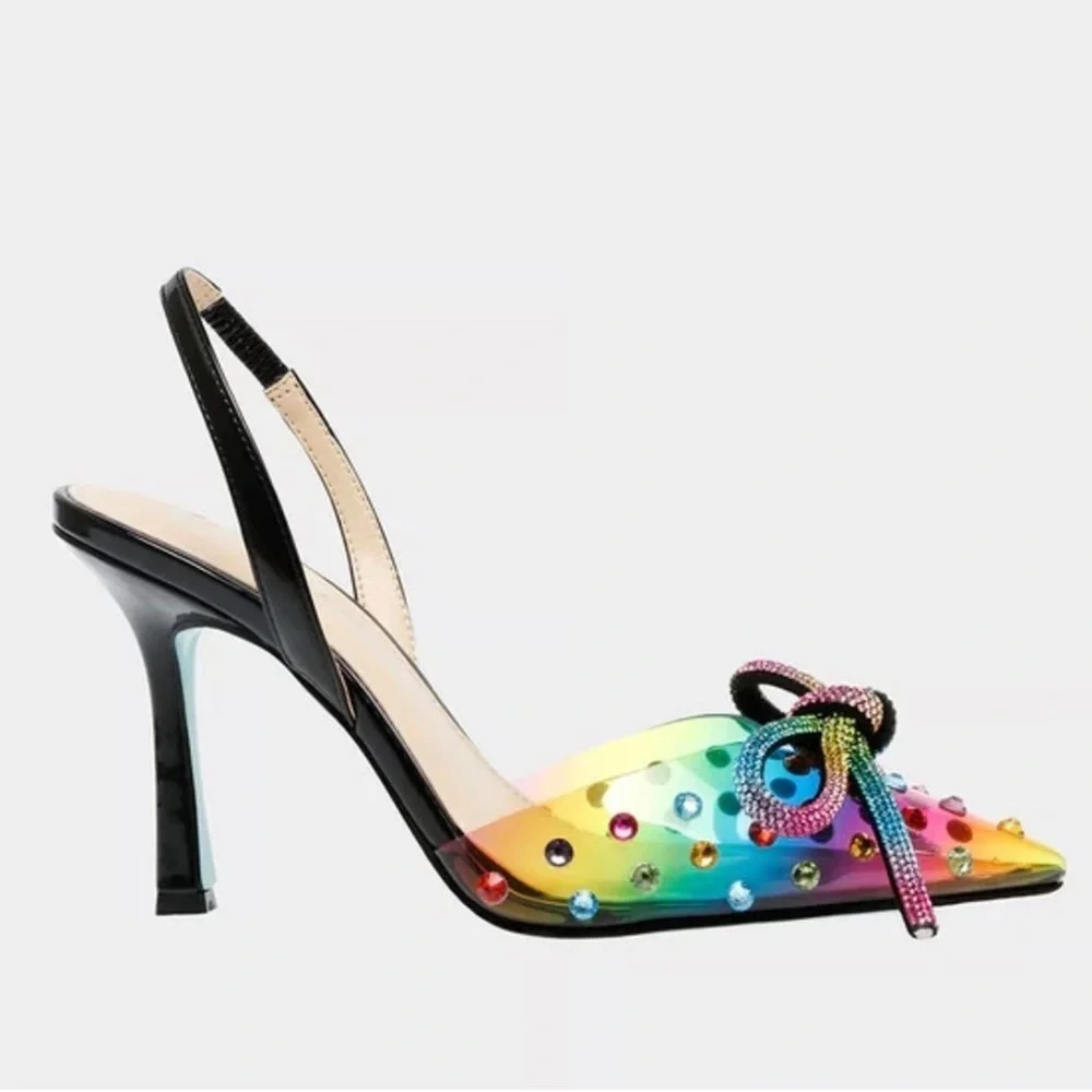 Betsey Johnson Multicolor Beaded Heels